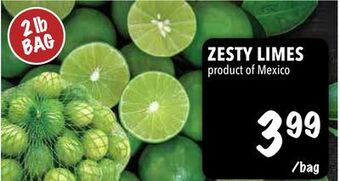 Farm Boy Zesty limes offer