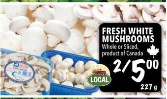 Farm Boy Fresh white mushrooms offer