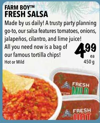 Farm Boy Farm boy™ fresh salsa offer
