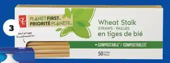 Real Canadian Superstore Pc® planet first™ wheat straws, 50's offer