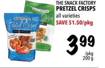 Farm Boy The snack factory pretzel crisps offer