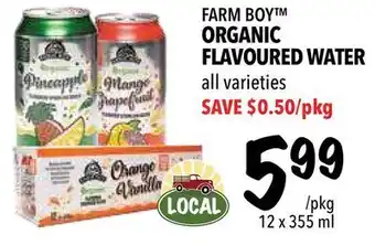 Farm Boy Farm boy™ organic flavoured water offer