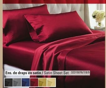 Sushi Shop Satin sheet set offer