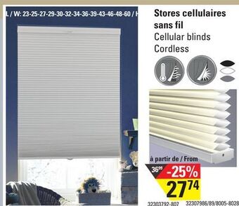 Sushi Shop Cellular blinds cordless offer