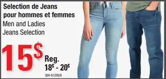 Sushi Shop Men and ladies jeans selection offer