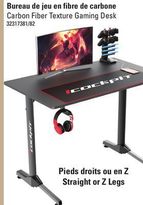 Sushi Shop Carbon fiber texture gaming desk offer