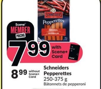 Chalo FreshCo Schneiders pepperettes 250-375 g offer