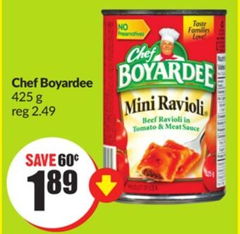 Chalo FreshCo Chef boyardee 425 g offer