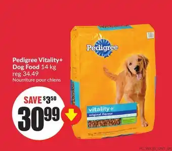 Chalo FreshCo Pedigree vitality + dog food 14 kg offer