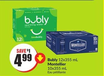 Chalo FreshCo Bubly 12x355 ml montellier 10x355 ml offer