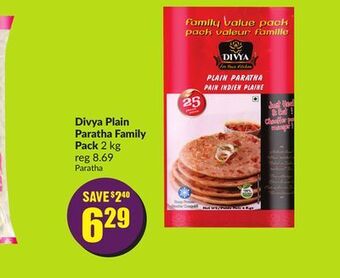 Chalo FreshCo Divya plain paratha family pack 2 kg offer
