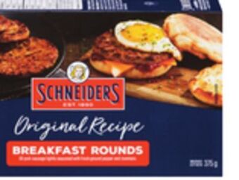 Giant Tiger Schneiders breakfast sausage offer