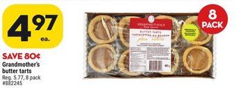 Giant Tiger Grandmother's butter tarts offer