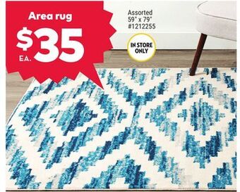 Giant Tiger Area rug offer