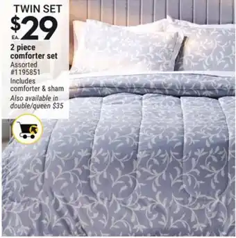 Giant Tiger 2 piece comforter set offer