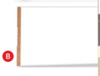 RONA Metrie 8-pack flat baseboards 7/16" x 3-1/2" x 10' offer