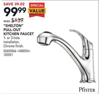 RONA Pfister "shelton" pull-out kitchen faucet offer