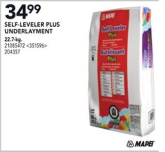 RONA Mapei self-leveler plus underlayment offer