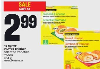 Zehrs Markets No name® stuffed chicken, 284 g offer