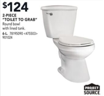 RONA Project source 2-piece "toilet to grab" offer