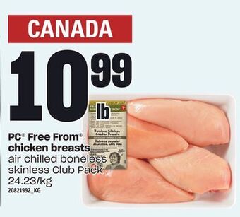Zehrs Markets Pc® free from® chicken breasts offer