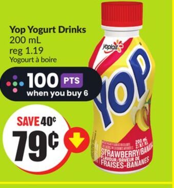FreshCo Yop yogurt drinks 200 ml offer
