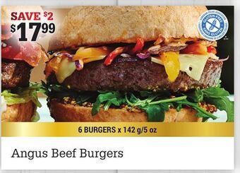 M & M Food Market Angus beef burgers offer