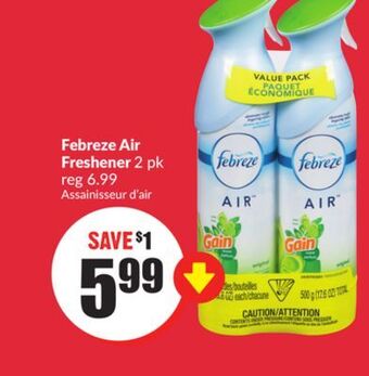 FreshCo Febreze air freshener 2 pk offer
