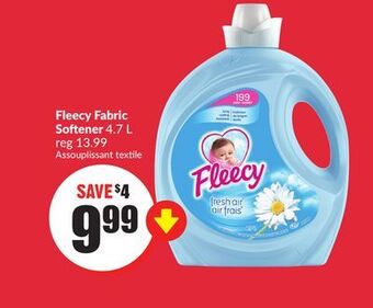 FreshCo Fleecy fabric softener 4.7 l offer