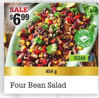 M & M Food Market Four bean salad offer
