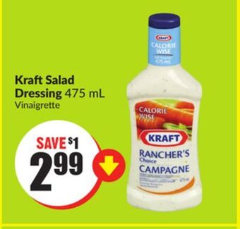 FreshCo Kraft salad dressing 475 ml offer