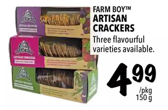 Farm Boy Farm boy artisan crackers offer