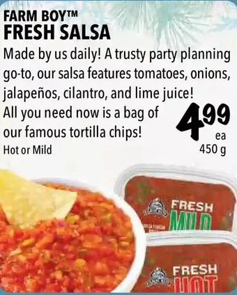 Farm Boy Farm boy fresh salsa offer