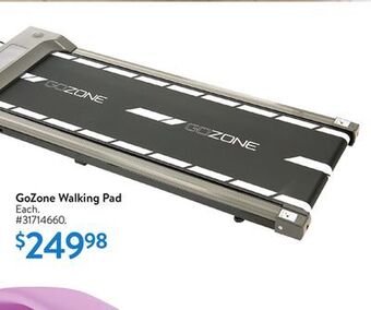 Walmart Gozone walking pad offer