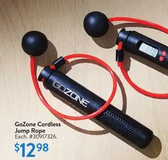 Walmart Gozone cordless jump rope offer