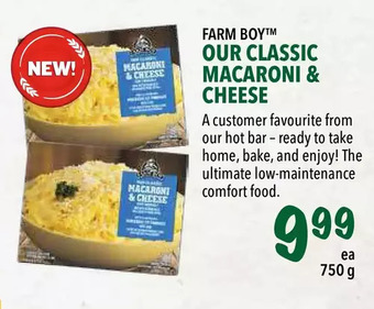 Farm Boy Farm boy our classic macaroni & cheese offer