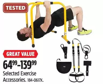 Canadian Tire Exercise accessories offer
