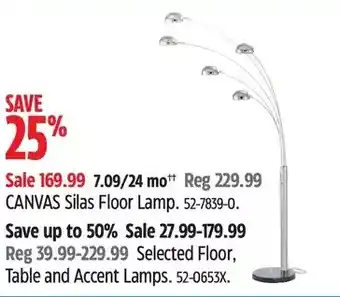 Canadian Tire Canvas silas floor lamp | floor, table and accent lamps offer