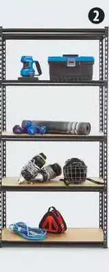 Canadian Tire 5-shelf metal storage rack offer