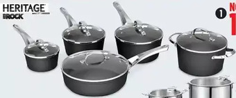 Canadian Tire Heritage the rock 10-pc non-stick diamond cookset offer