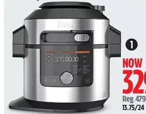Canadian Tire Ninja foodi 8-qt cooker with 14 settings offer