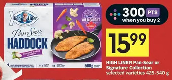 Foodland High liner pan-sear or signature collection offer