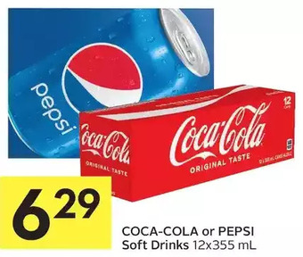 Foodland Coca-cola or pepsi soft drinks offer