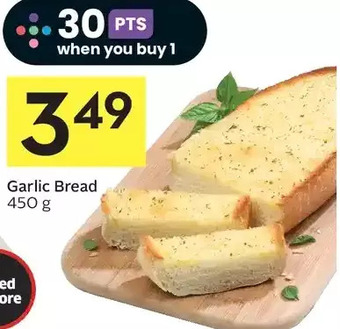 Foodland Garlic bread offer
