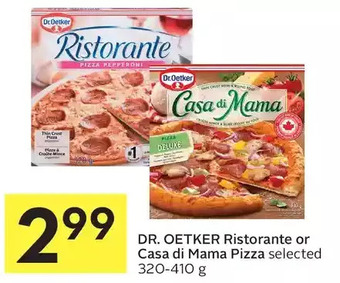 Foodland Dr. oetker ristorante or casa di mama pizza offer