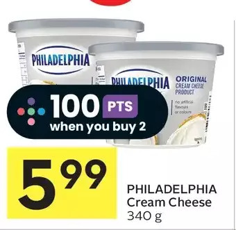 Foodland Philadelphia cream cheese offer
