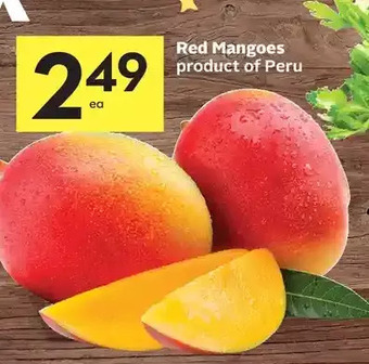 Foodland Red mangoes offer