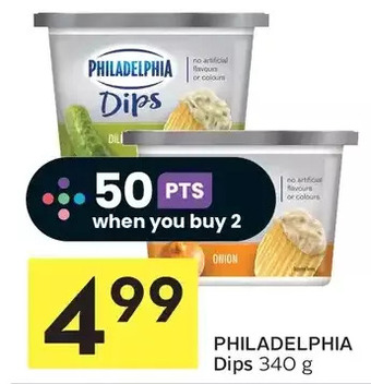 Foodland Philadelphia dips offer