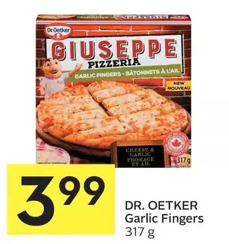 Foodland Dr. oetker garlic fingers offer