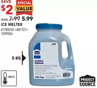 RONA Ice melter offer